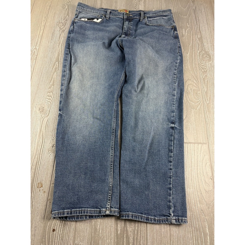 Wrangler 20X Jeans Mens 38x27 Straight Denim Blue Medium Wash Cowboy Rodeo